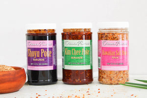 Poke Favorites Trio - 3 Bottles of 12 oz Sauces/Spices